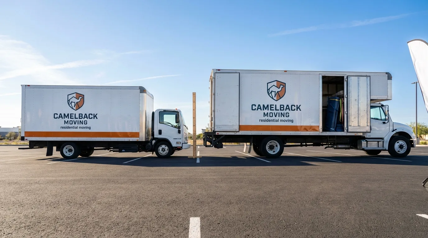 Moving truck size capacity guide in Springview